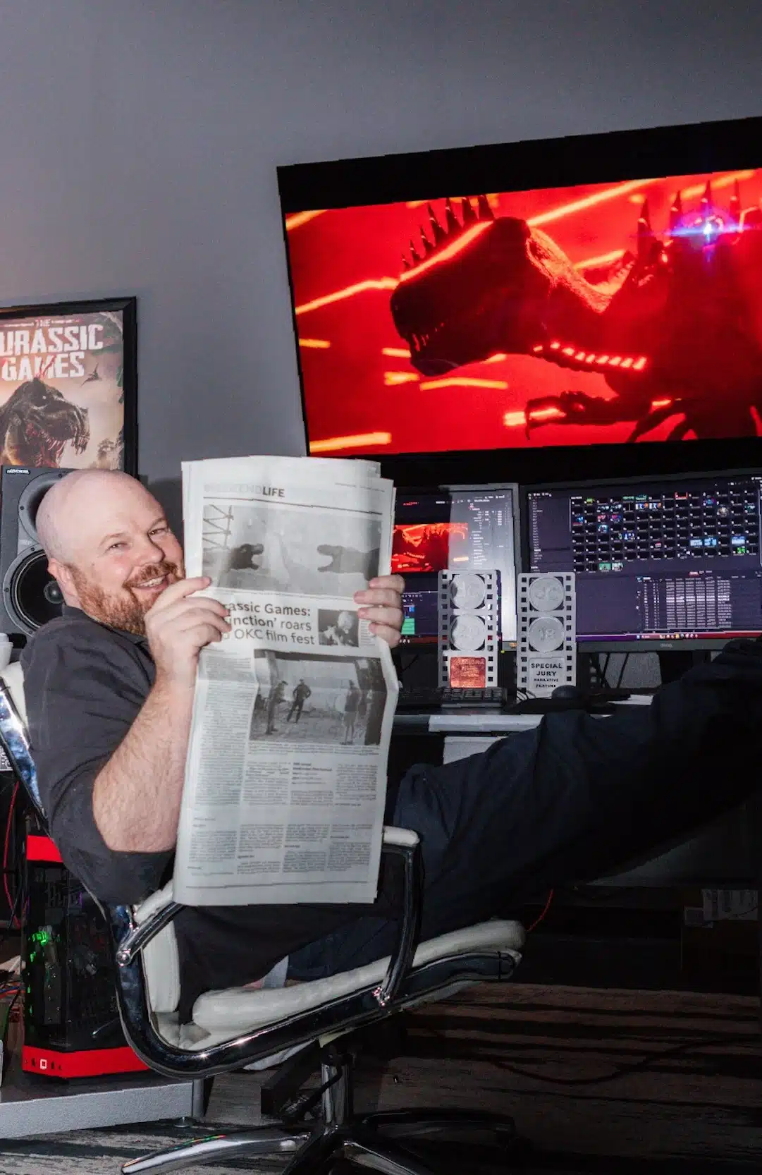 Five dinosaur movies that are coming out in 2025 include Jurassic World Rebirth, Jurassic Games: Extinction, & Primitive War.