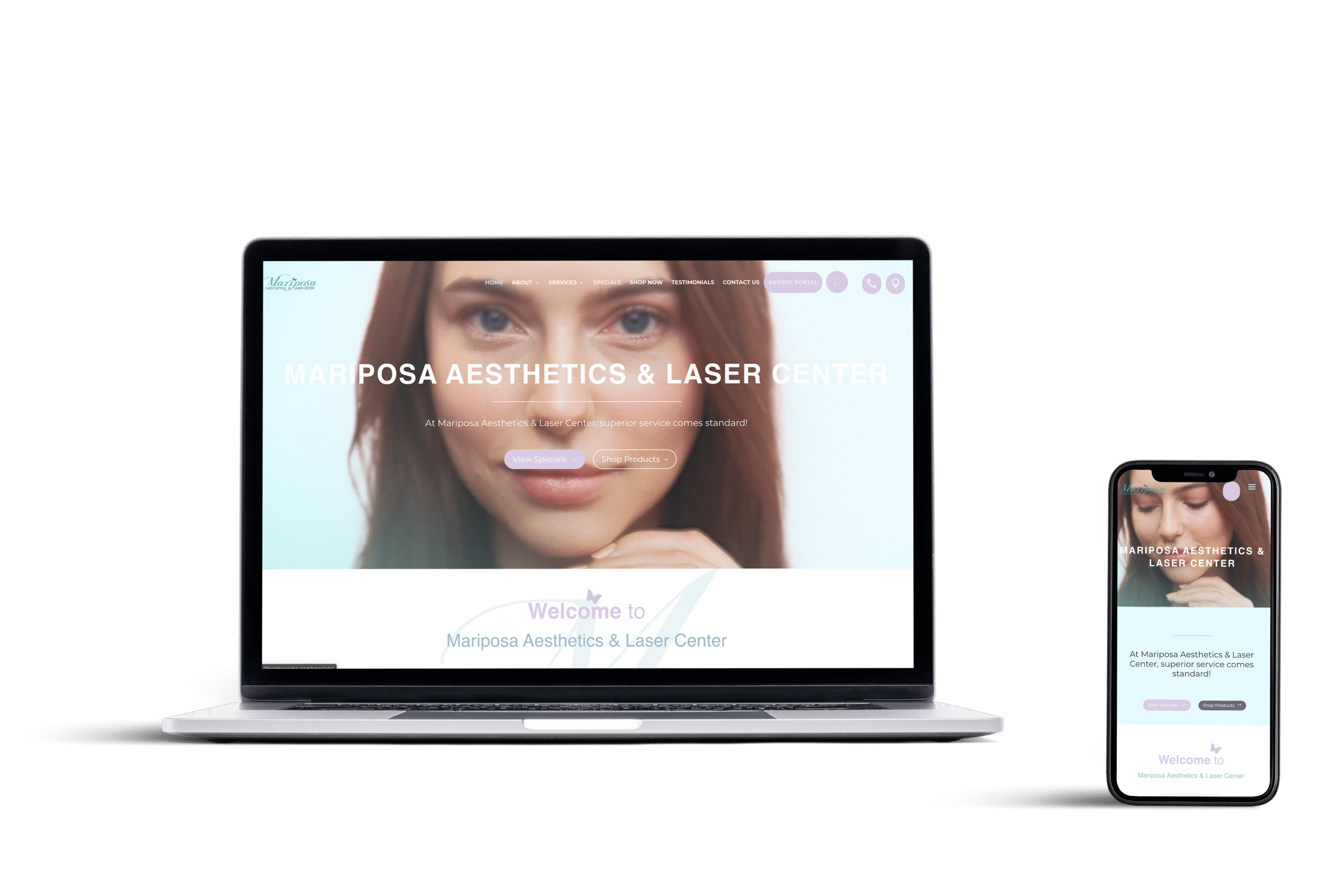 Website Built For Mariposa Aesthetics & Laser Center in OKC By Boiling Point Media