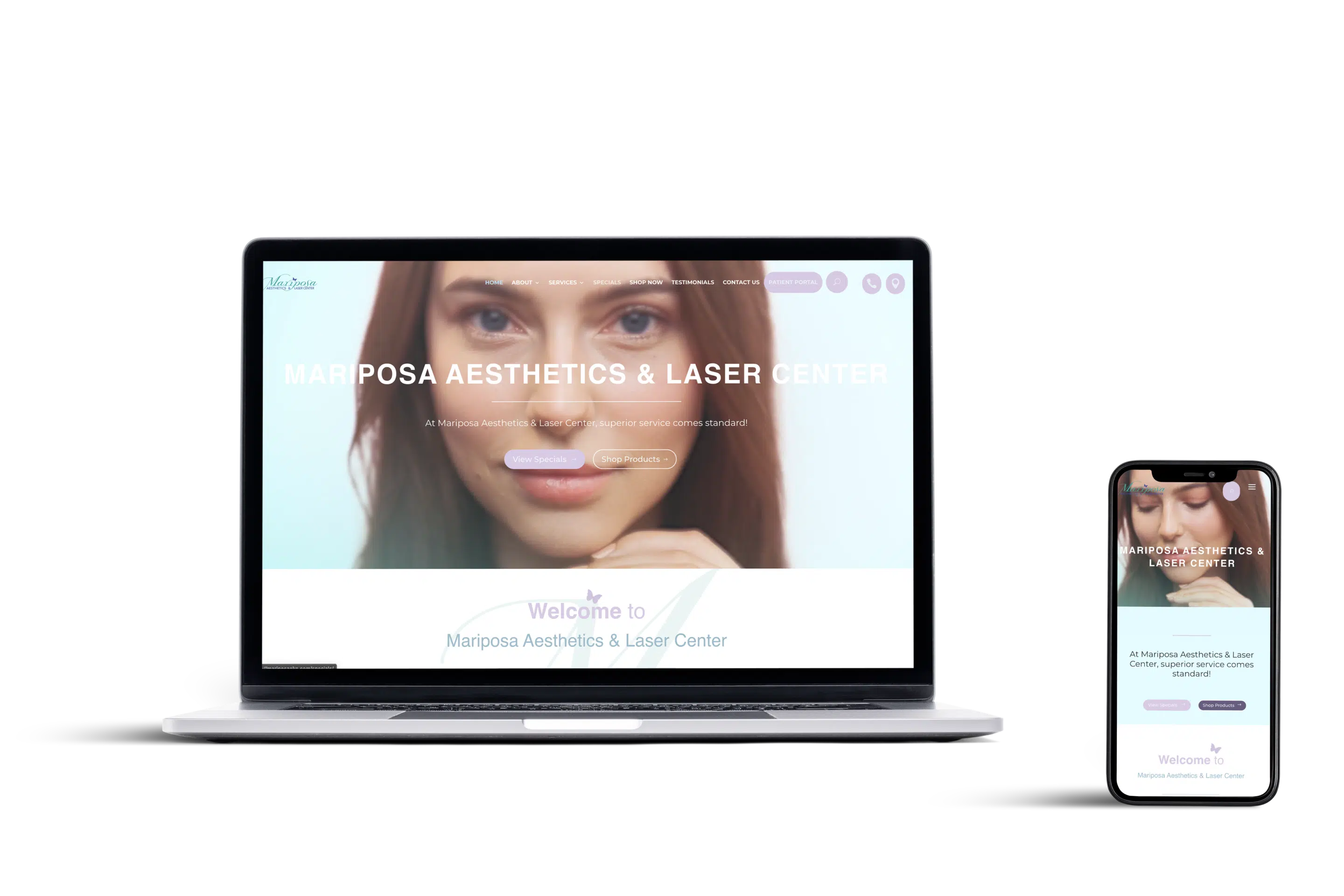 Website Built For Mariposa Aesthetics & Laser Center in OKC By Boiling Point Media